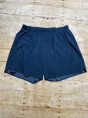 Lululemon Men’s Surge 6” Shorts In Heather Allover Iron Blue True